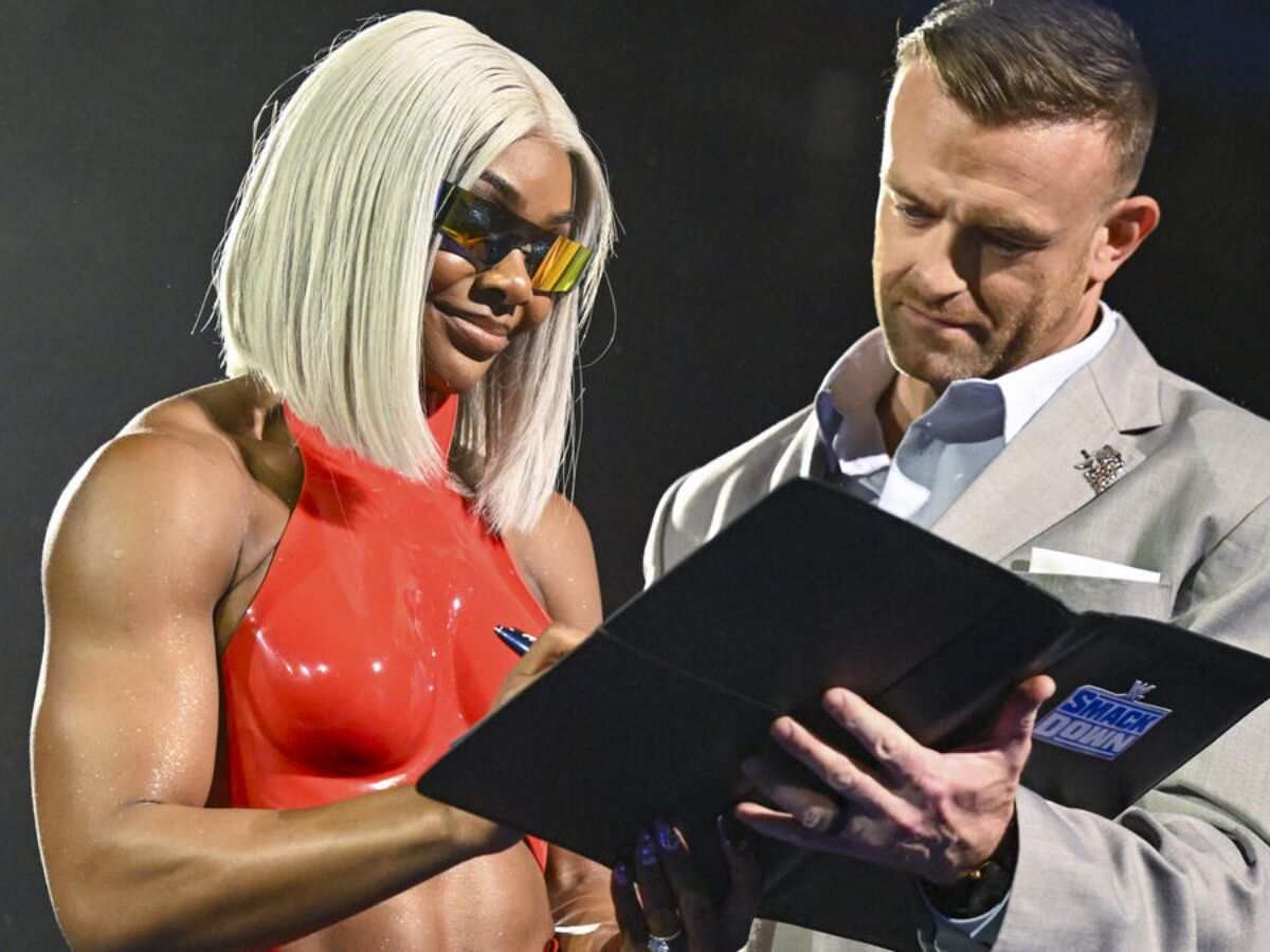 Nick Aldis makes huge WrestleMania XL match official involving Jade Cargill following her explosive SmackDown debut