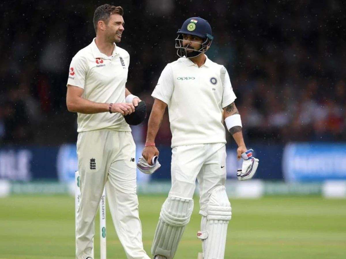 English great James Anderson feels it’s a SHAME Virat Kohli is not playing Test series