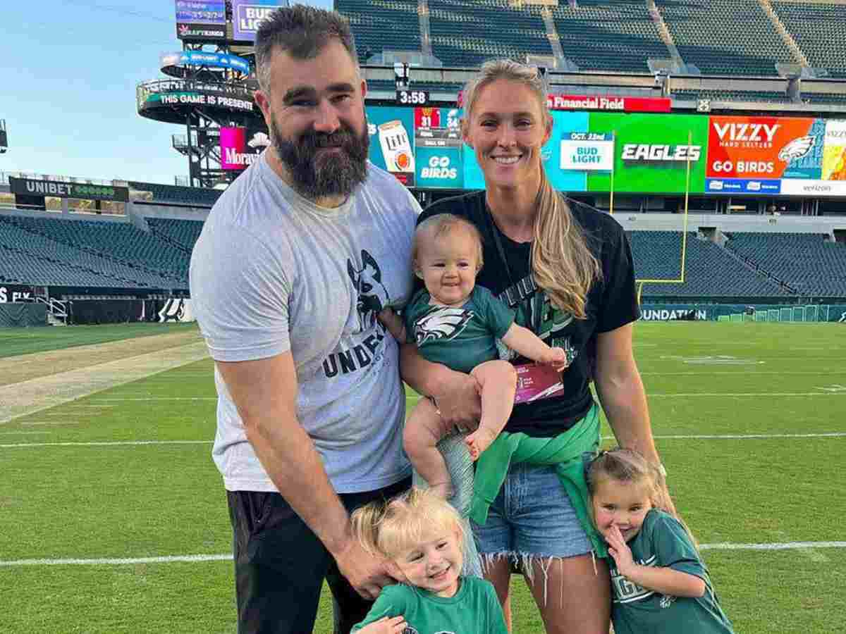 WATCH: Jason Kelce explains to his daughter how 'uncle' Travis Kelce won the Super Bowl against him in a wholesome video