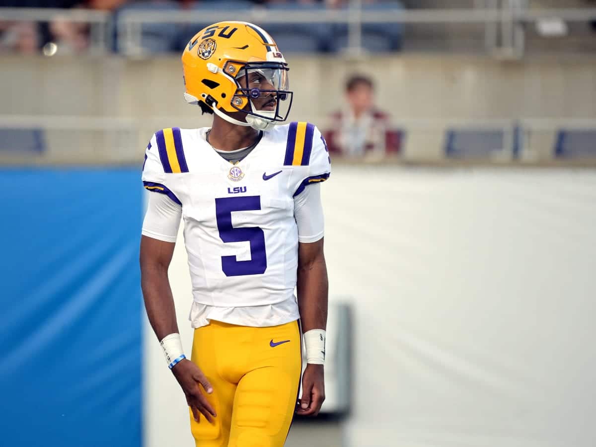 Jayden Daniels to Commanders? LSU coach Brian Kelly accidentally confirms which team will draft the QB