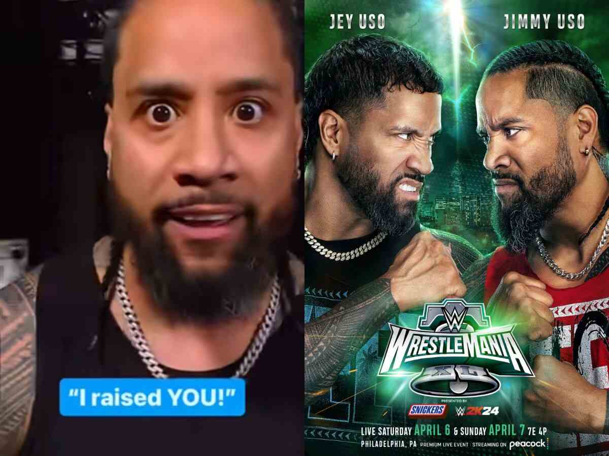 “I raised you!” Jimmy Uso sends strong message to Jey Uso as he finally accepts his challenge for a WrestleMania match on SmackDown