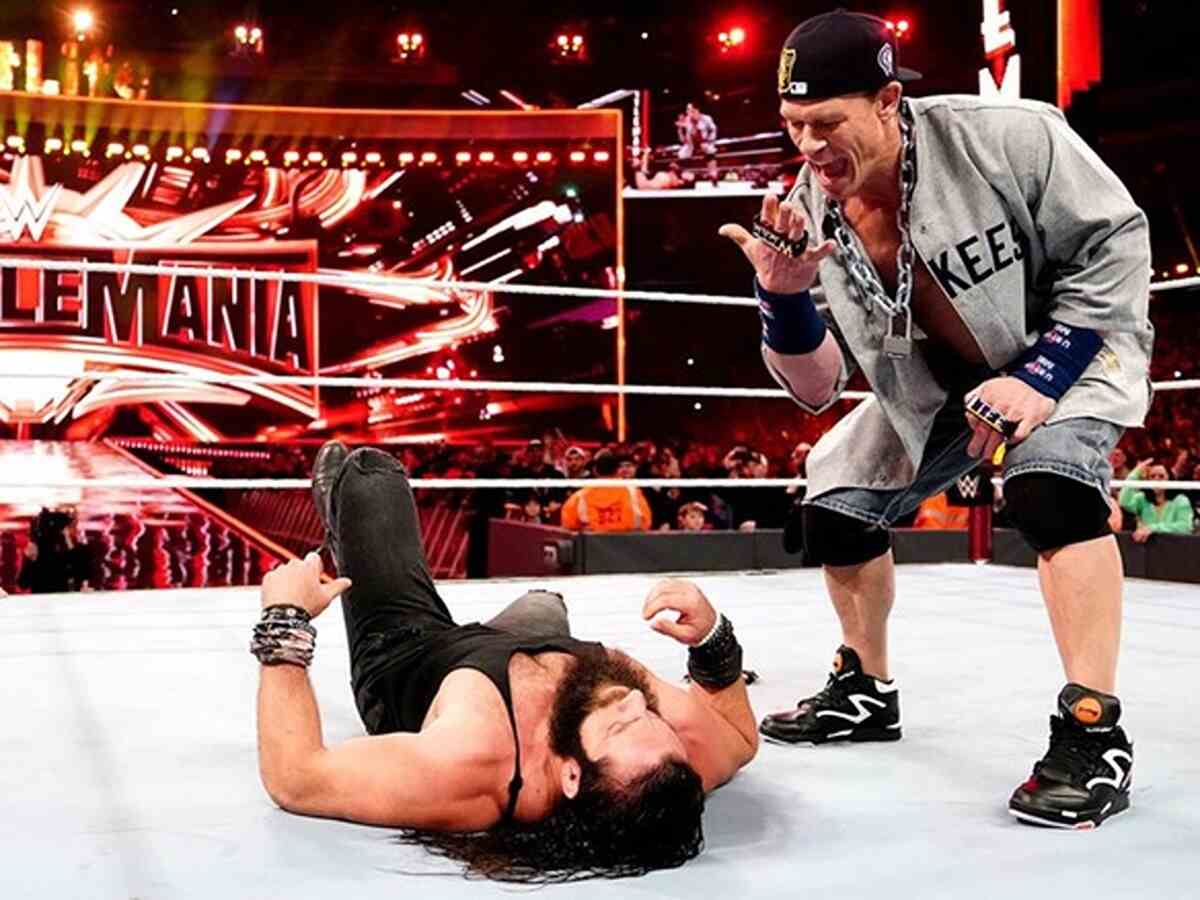 John Cena and Elias at WrestleMania 35