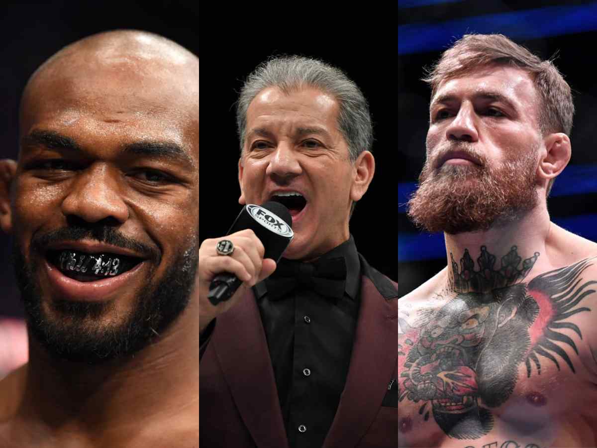 Jon Jones-Bruce Buffer-Conor McGregor