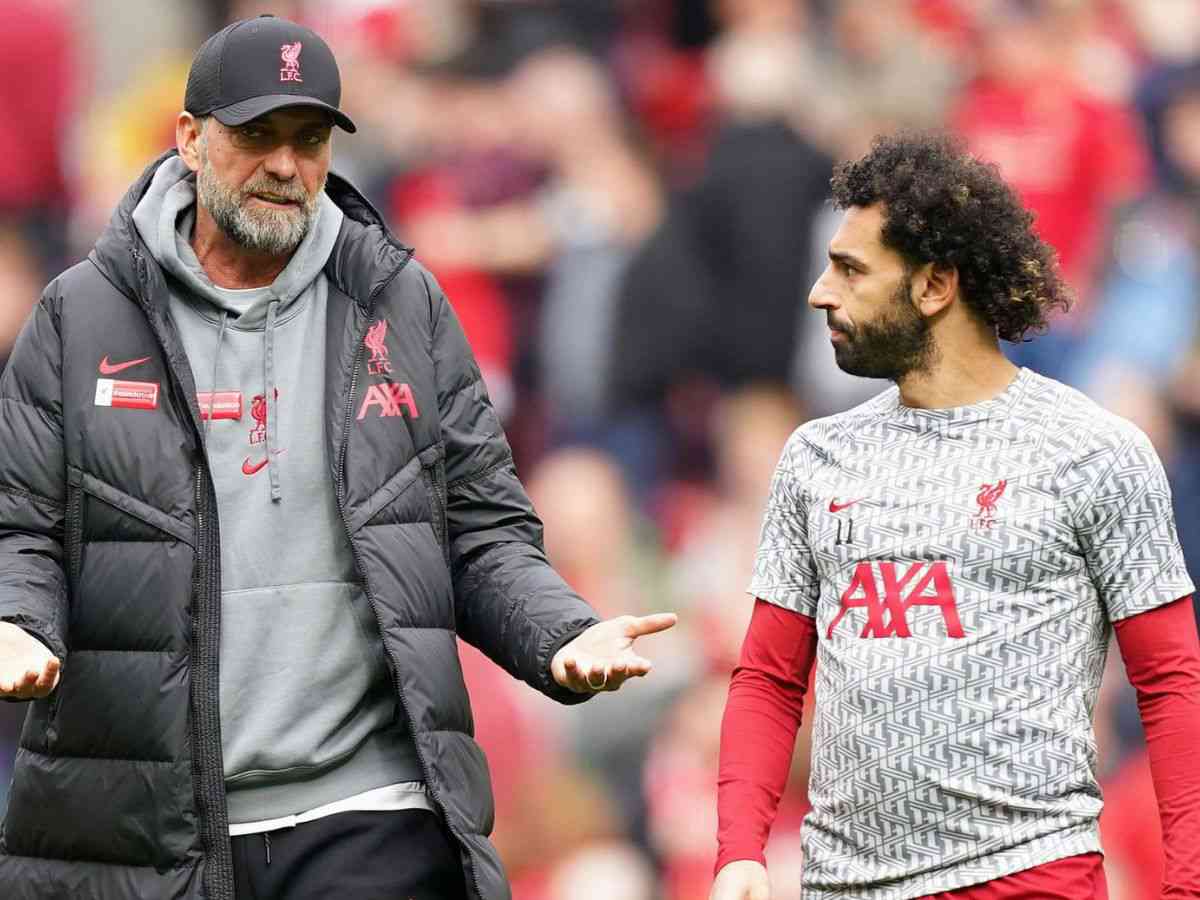 Jurgen Klopp and Mohamed Salah