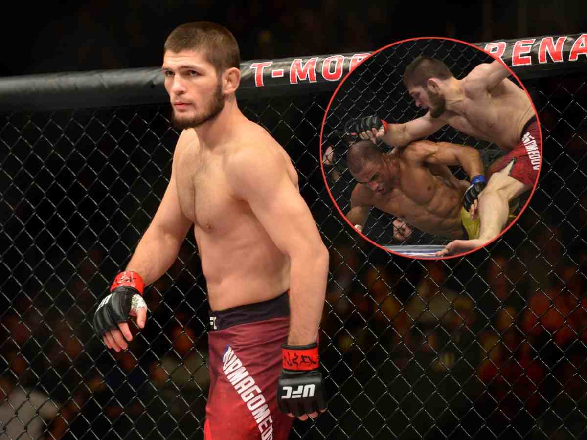 “Good advice, but he can’t do nothing,” Khabib Nurmagomedov reveals trolling Edson Barboza’s coach while destroying Brazilian opponent