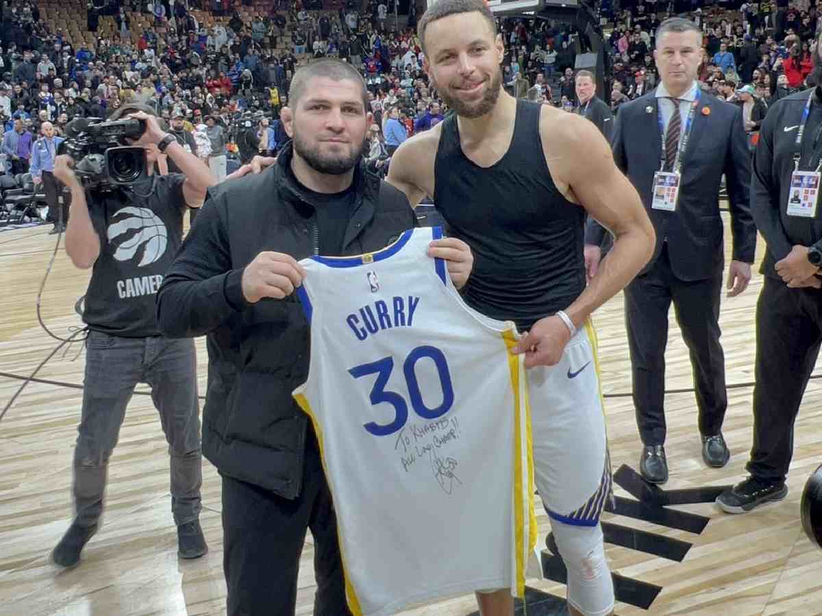 “It’s a difference experience” – MMA legend Khabib Nurmagomedov starstruck after watching NBA star Steph Curry live 