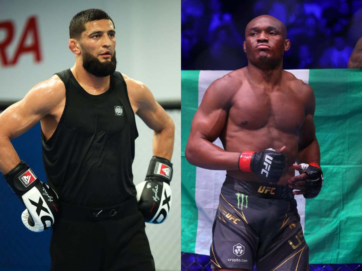 “Don’t talk too much” – Khamzat Chimaev hits back at Kamaru Usman for downplaying Chechen’s skills