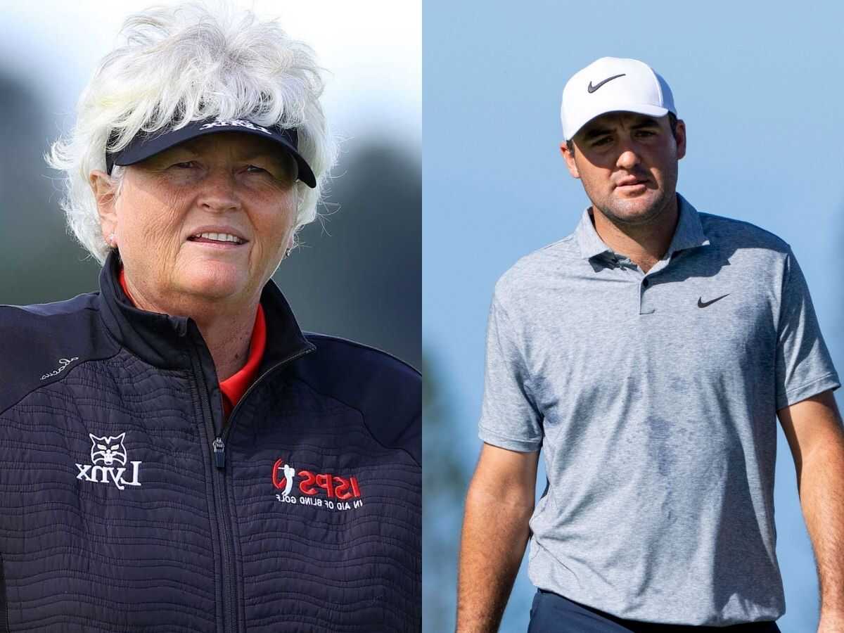 Laura Davies and Scottie Scheffler