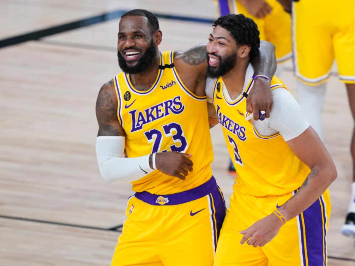 “We always lose when he breaks a record,” Anthony Davis jokingly blames LeBron James reaching 40,000 points for Lakers loss against Nuggets