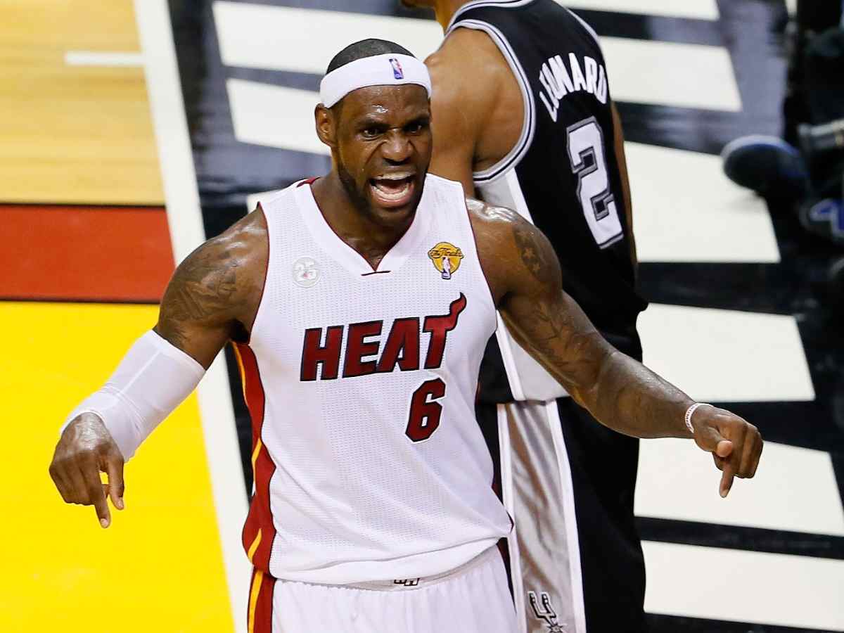 LeBron James spent 4 seasons with the Miami Heat, winning 2 championships