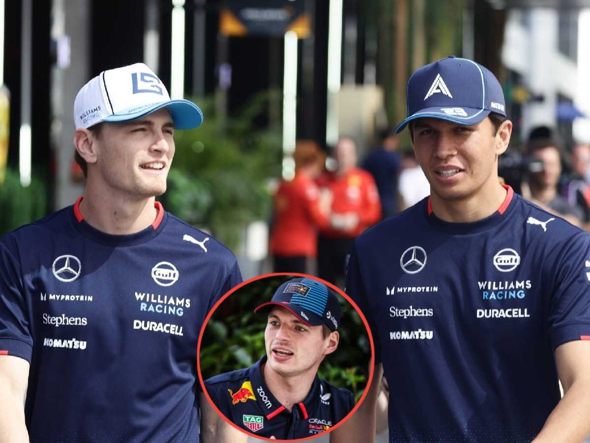 Max Verstappen jokes he would’ve ‘completely flattened’ the car if he was Logan Sargeant and Williams replaced him with Alex Albon