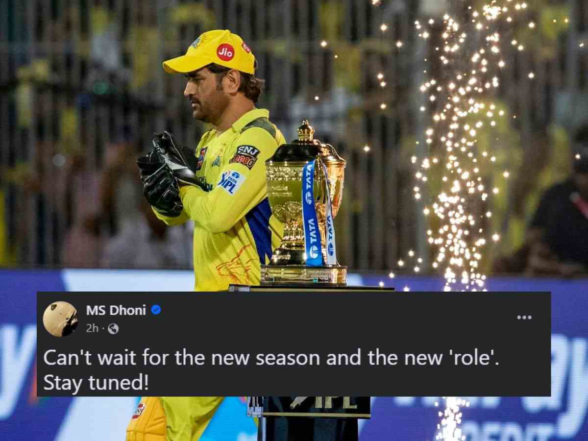 “What is this sudden surprise?”- Fans left speculating after MS Dhoni claims he will have a ‘new role’ on Facebook