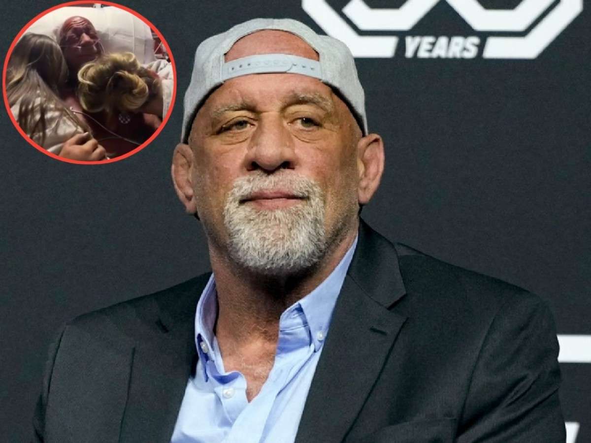 WATCH: UFC legend Mark Coleman cries tears of joy in hospital bed after successfully saving parents from burning building