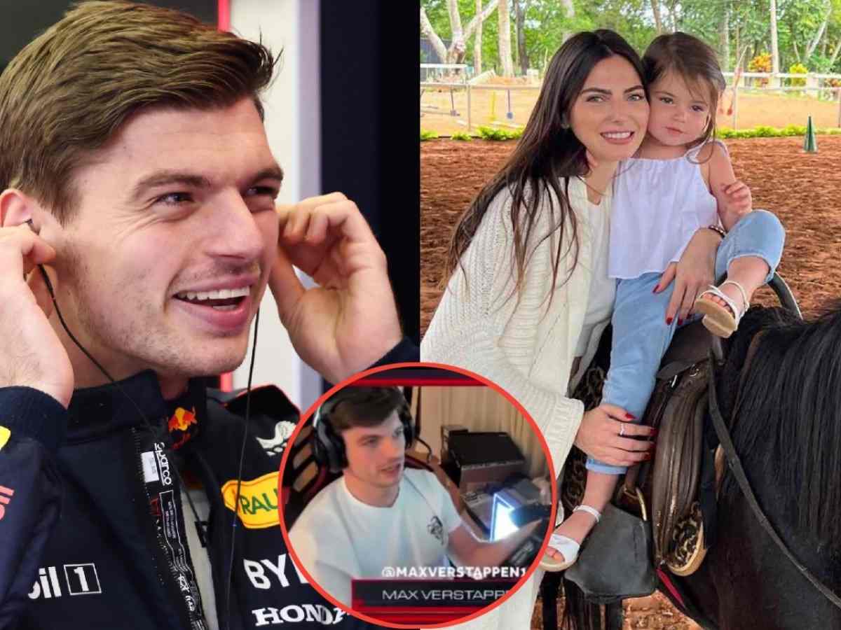 WATCH: “She kind of did!” Max Verstappen hilariously admits to getting beaten by Kelly Piquet’s daughter Penelope in Jenga