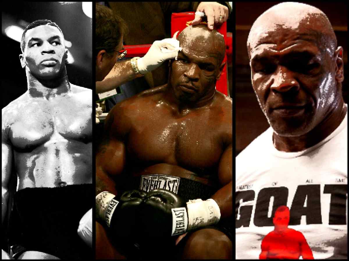 What tattoos has Mike Tyson accumulated over the years?