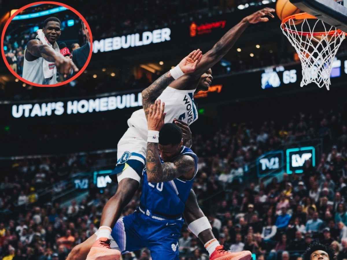 “Lil a** n**ga!” Anthony Edwards hilariously trolls John Collins after monstrous dunk