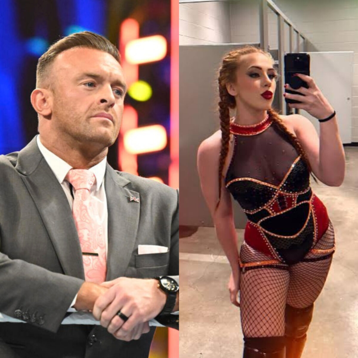 Nick Aldis and Isla Dawn