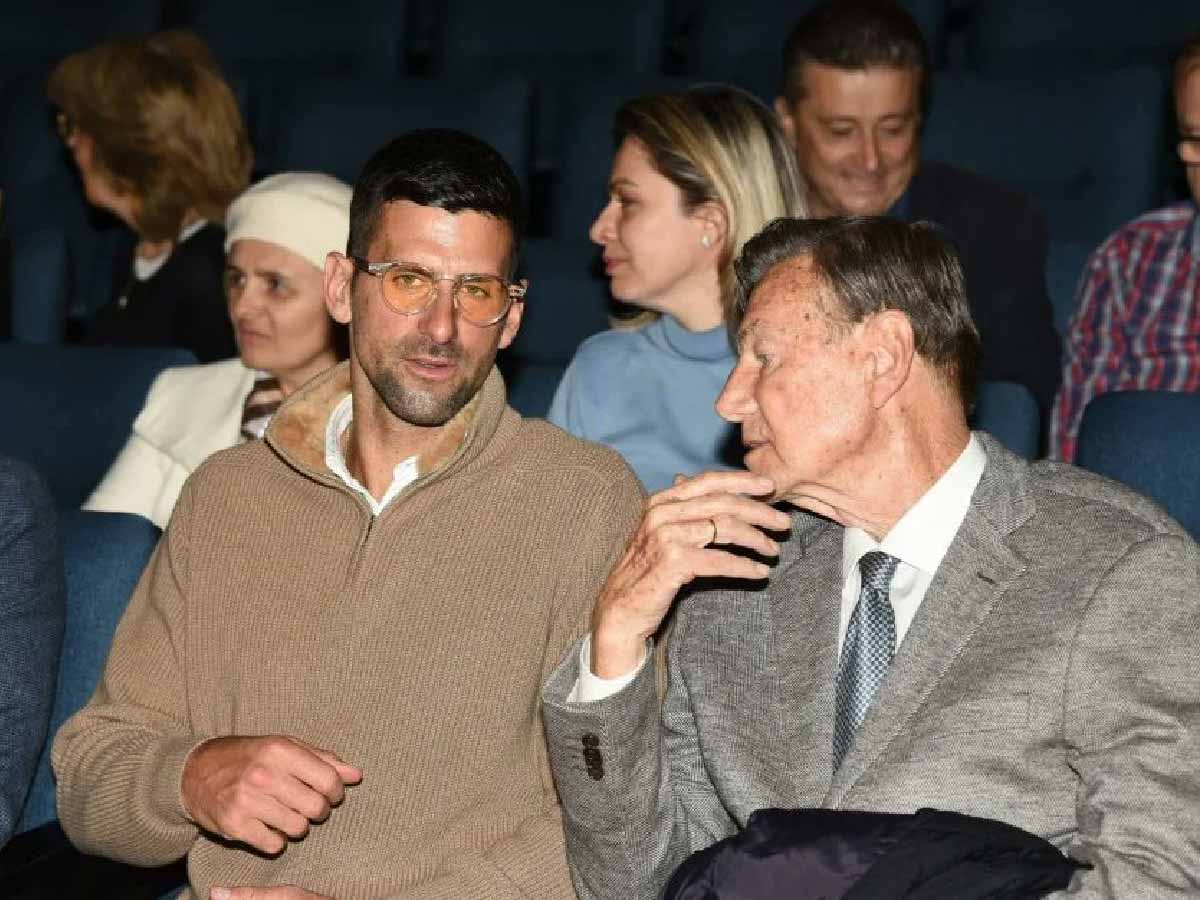 WATCH: Novak Djokovic attends “tennis father” Nikola Pilic’s documentary premiere as he salutes the legend once more