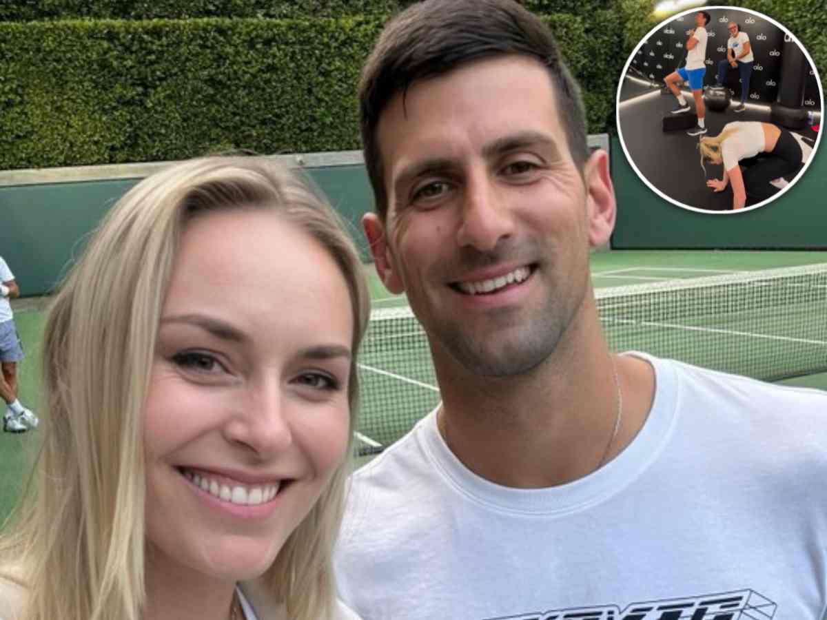 WATCH: Lindsey Vonn and Novak Djokovic “have a blast” as the Serb tickles everyone’s funny bones even during intense workout sessions