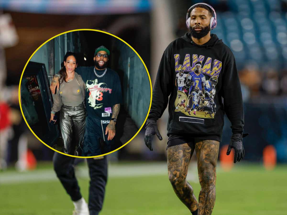 “She wild for wearing that” – Odell Beckham Jr’s day out with his mom amid breakup rumors with Kim Kardashian takes a wild turn as his mother’s outfit doesn’t sit well with fans