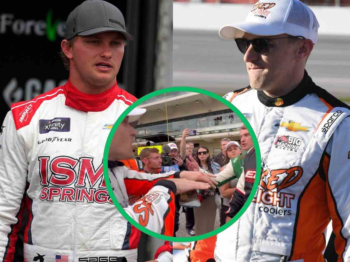 WATCH: “Race me like a man”- Parker Kligerman had a heated confrontation with Sage Karam after COTA Xfinity race