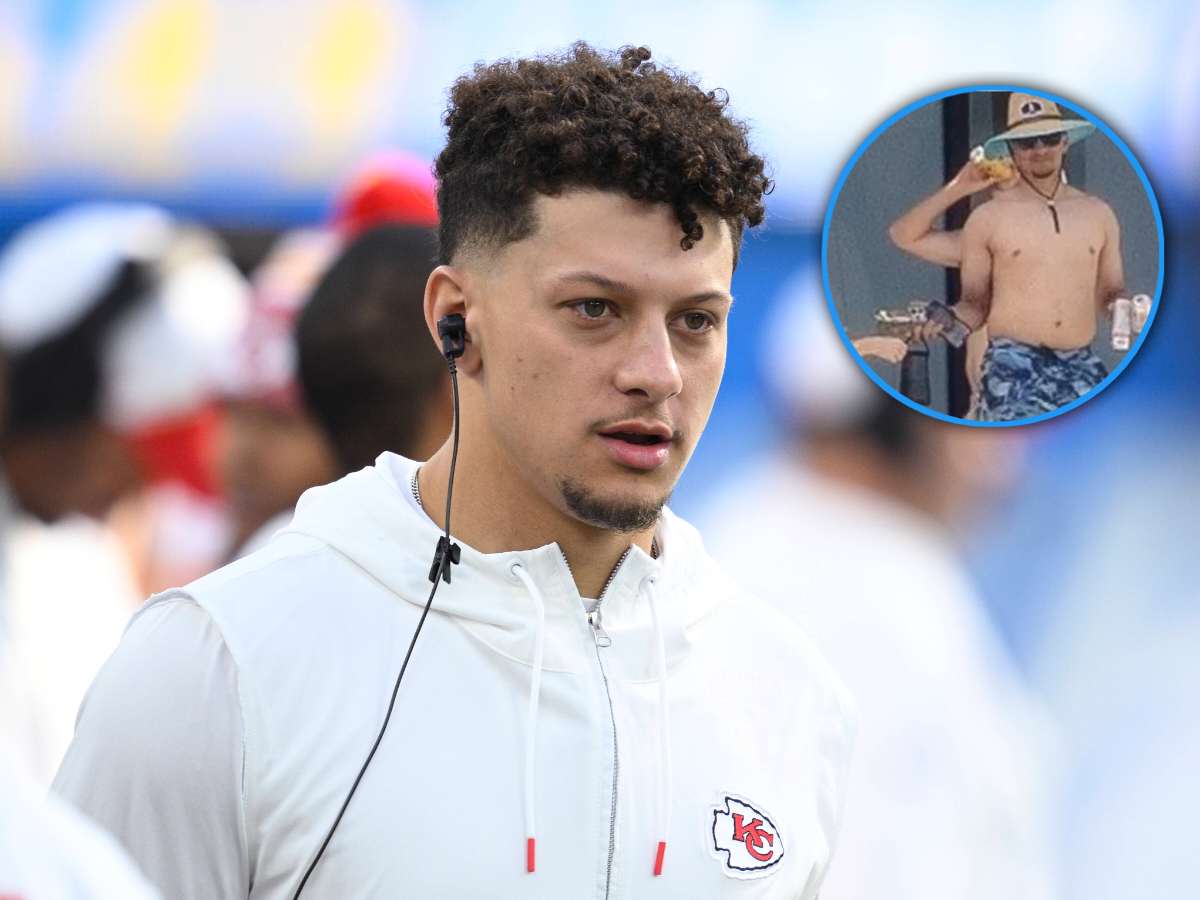 Patrick Mahomes, with his viral ‘Dad Bod’, snapped on a vacation in Mexico with wife Brittany