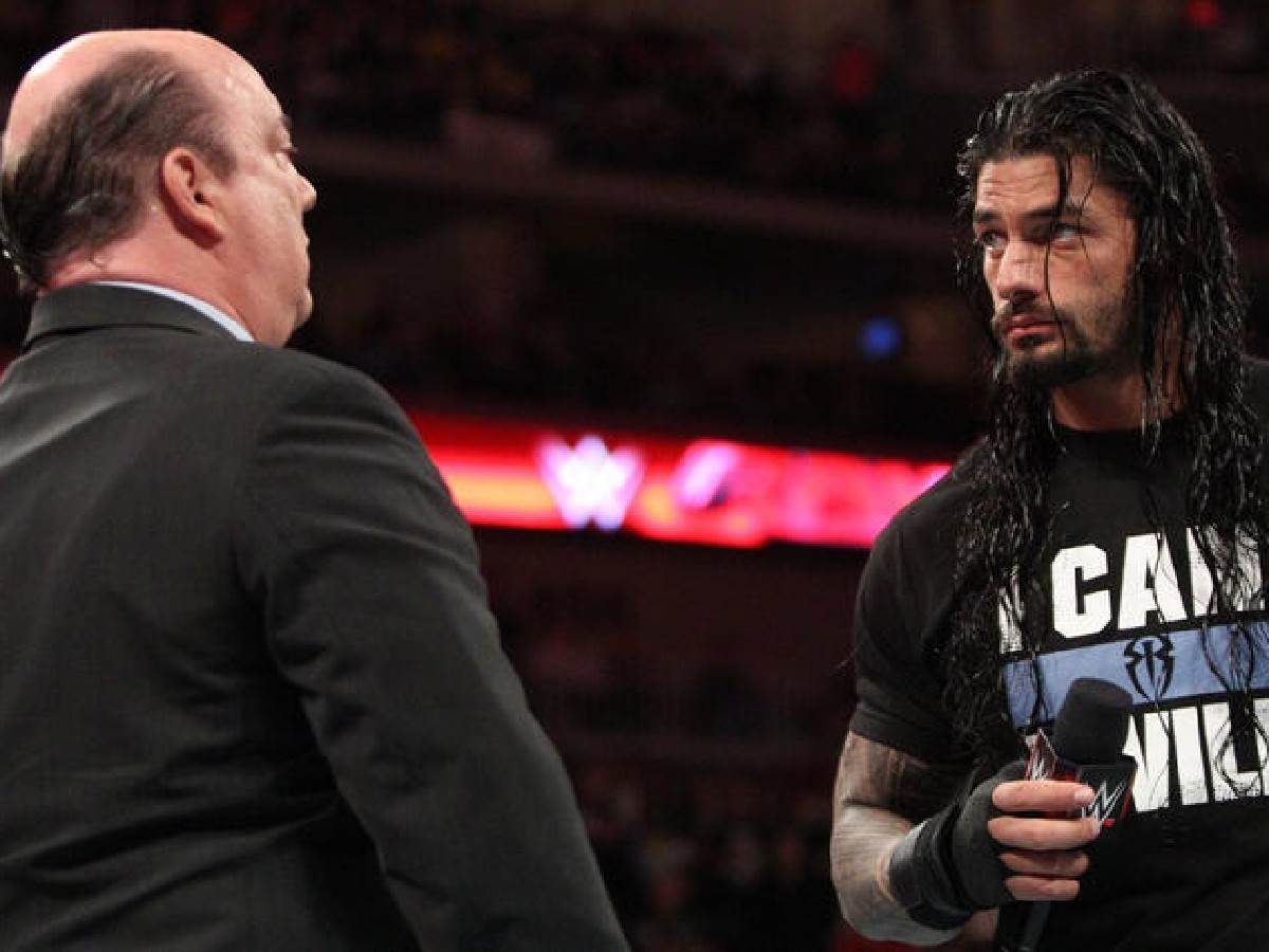 Paul Heyman and Roman Reigns