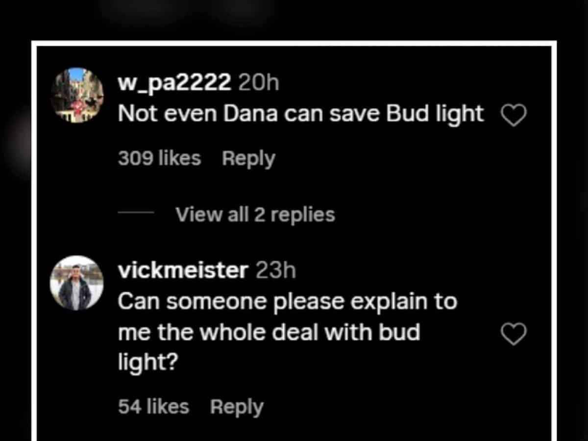 Fight fans allude that even Dana White's extensive efforts can't save Bud Light now