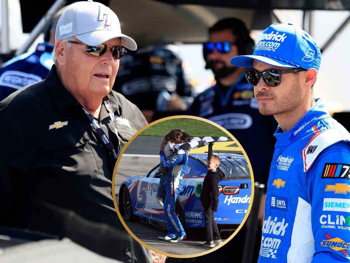 Kyle Larson spills the beans on Rick Hendrick 1000 HP car project using the engine from dominant Las Vegas win