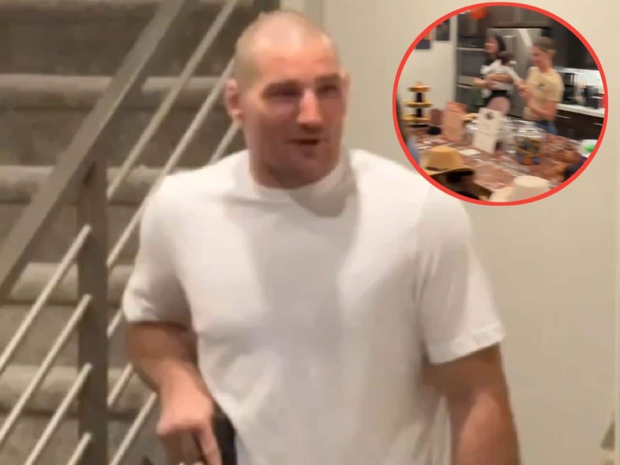 WATCH: “D*mb ways to die” – Surprise birthday party ALMOST goes wrong as UFC star Sean Strickland pulls out gun