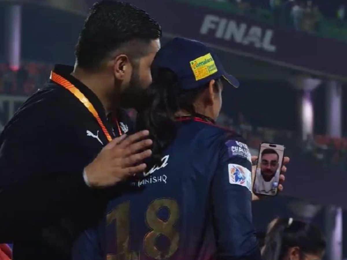 Smriti Mandhana and Virat Kohli