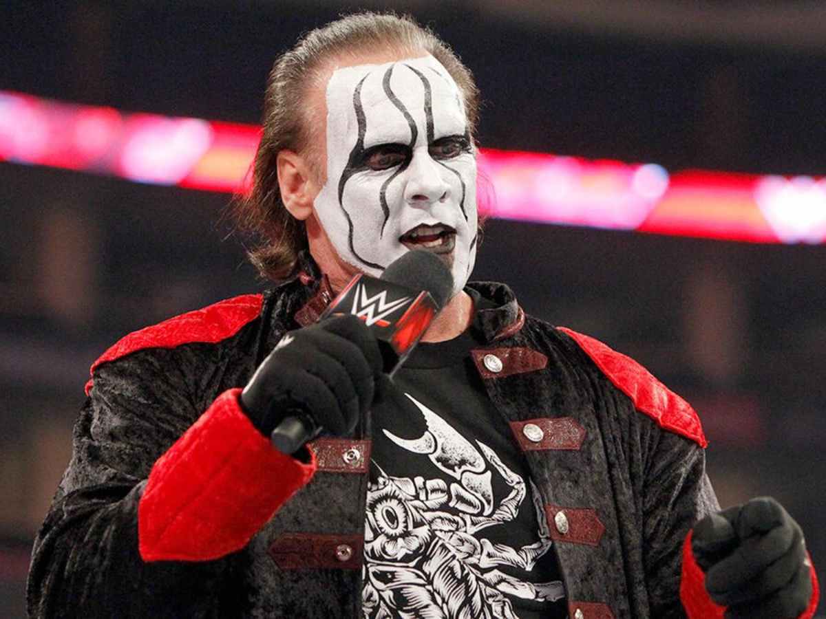 Sting on WWE Raw