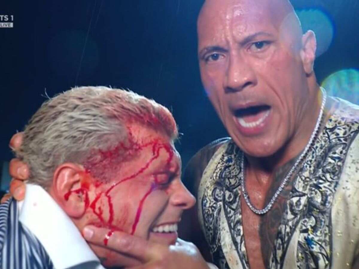 The Rock and Cody Rhodes