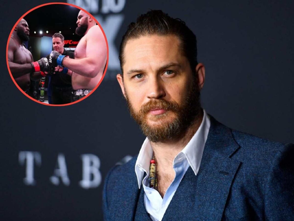 Fans react to Tom Hardy being in attendance at UFC Vegas 87