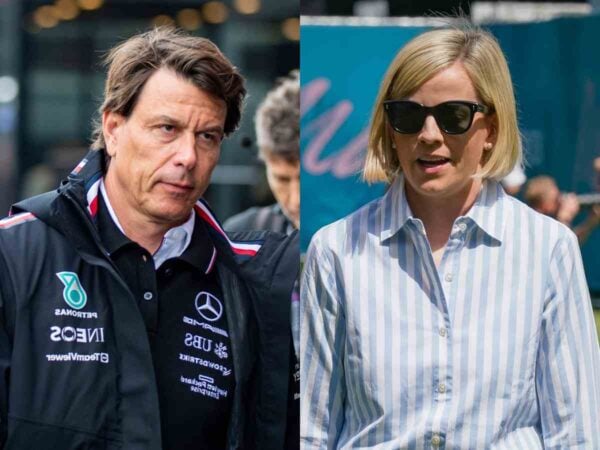 Toto Wolff [L] Susie Wolff [R]