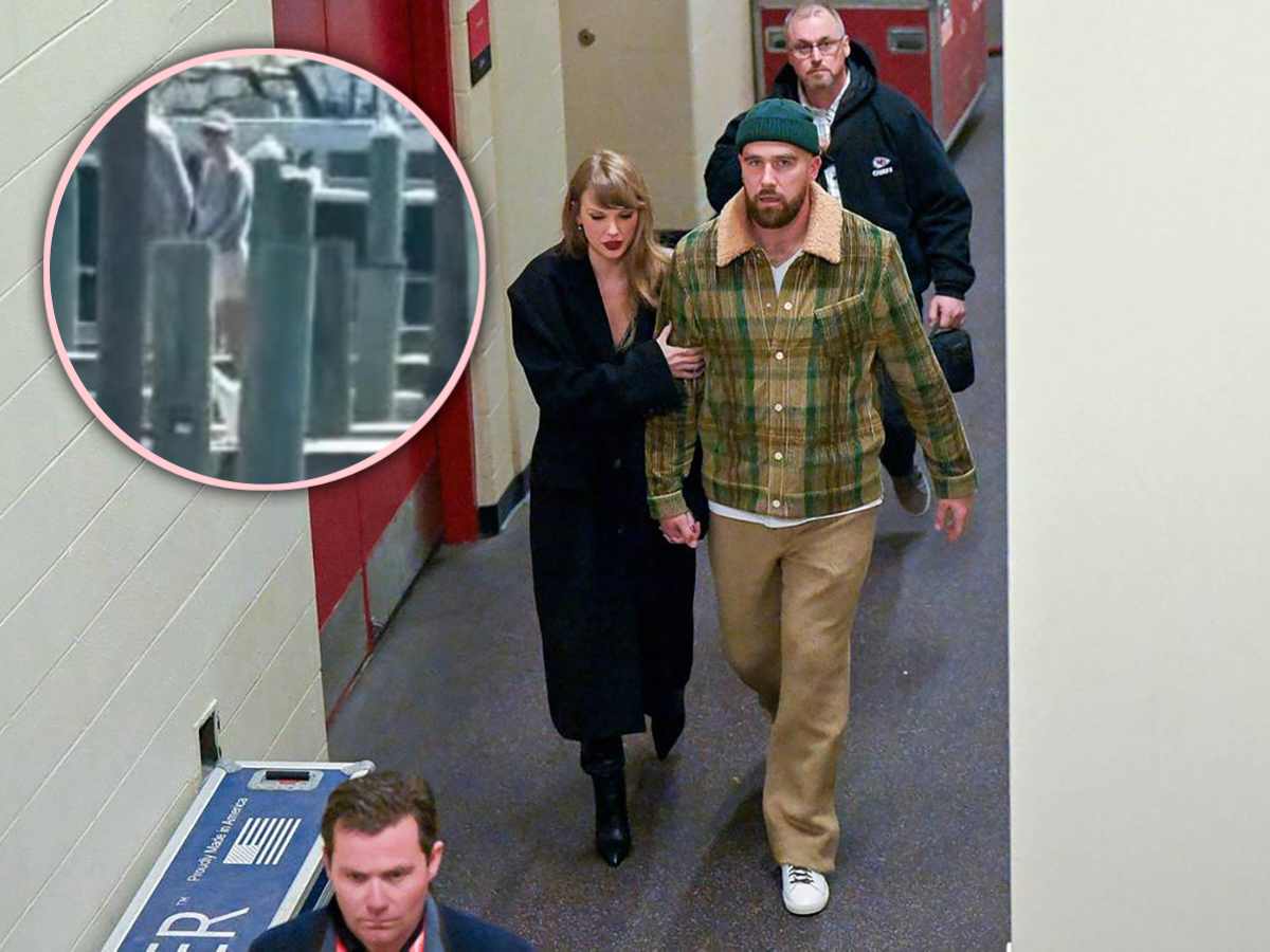 Travis Kelce and girlfriend Taylor Swift spotted holding hands on ...