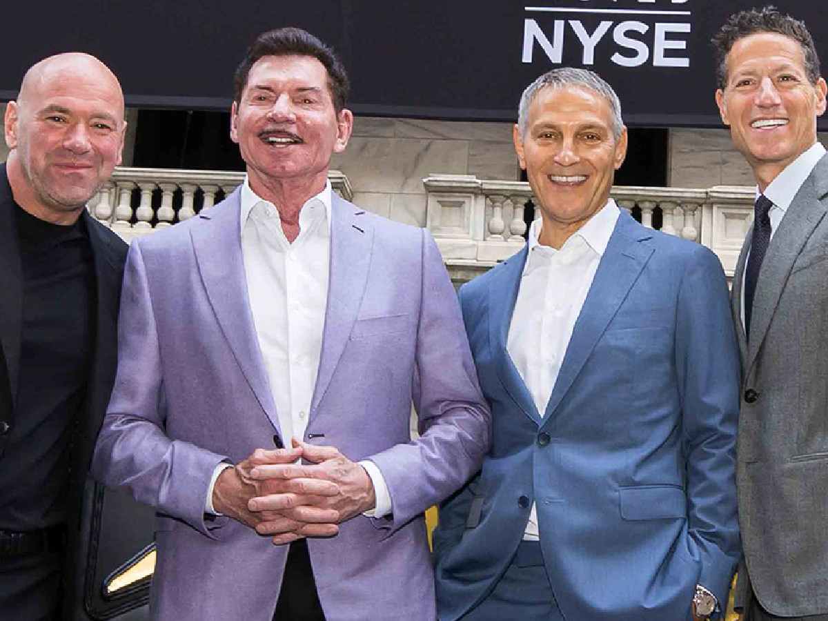 Dana White, Vince McMahon, and Ari Emanuel