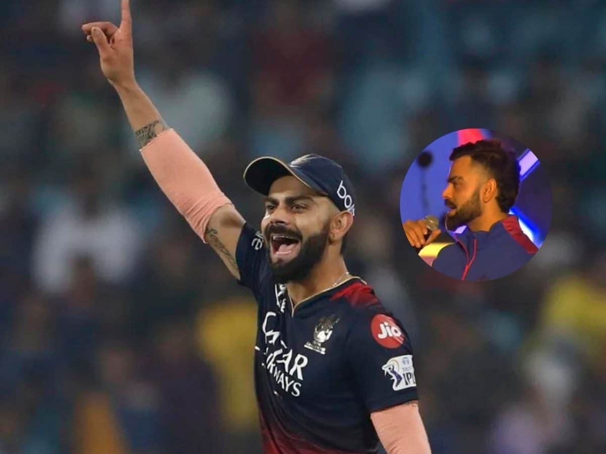 WATCH: Bengaluru crowd goes berserk over Virat Kohli speaking Kannada during RCB’s unbox event