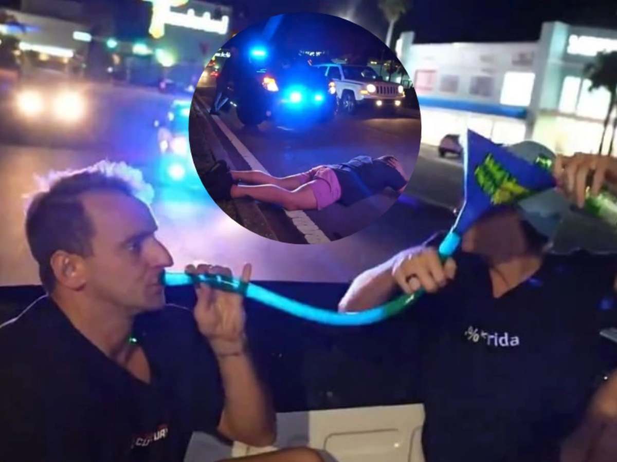 Watch: Kick streamer Vitaly gets pulled over for drinking in the back of a truck and mocks cops by asking not to ‘George Floyd’ him