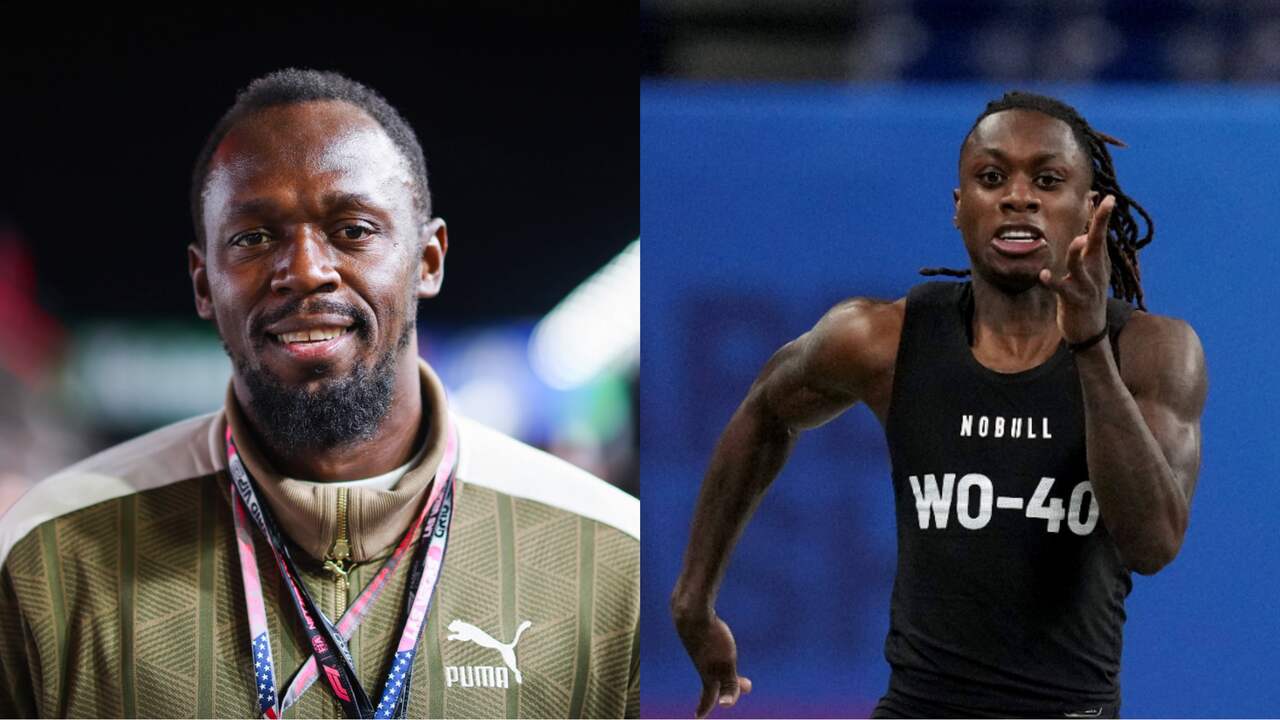 “Don’t disrespect the GOAT” – Xavier Worthy getting compared to Usain Bolt, who ran a 4.22 secs dash in sweatpants, after he broke the 40-yard doesn’t sit with fans on social media