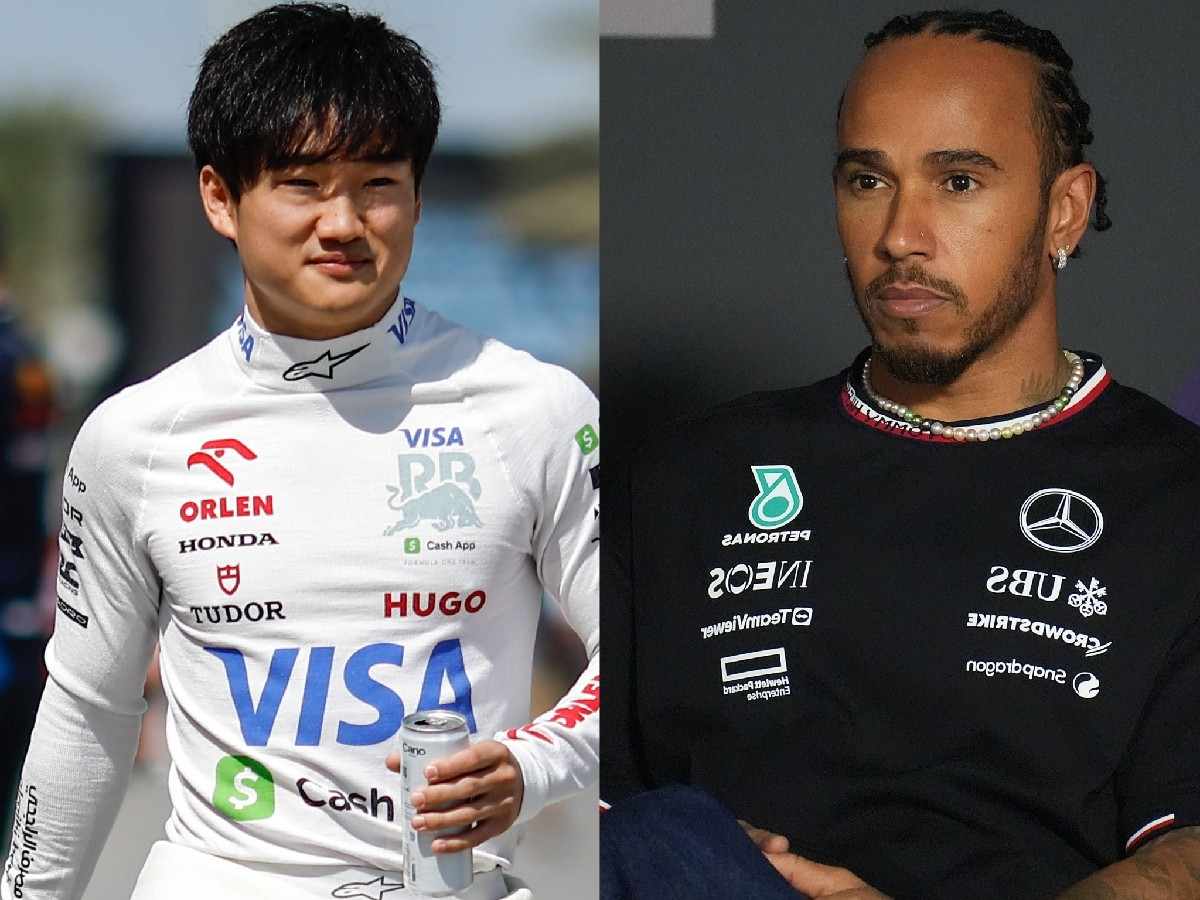 “Royally washed” – Yuki Tsunoda knocks Lewis Hamilton out of Q3 at Australian GP, fans react