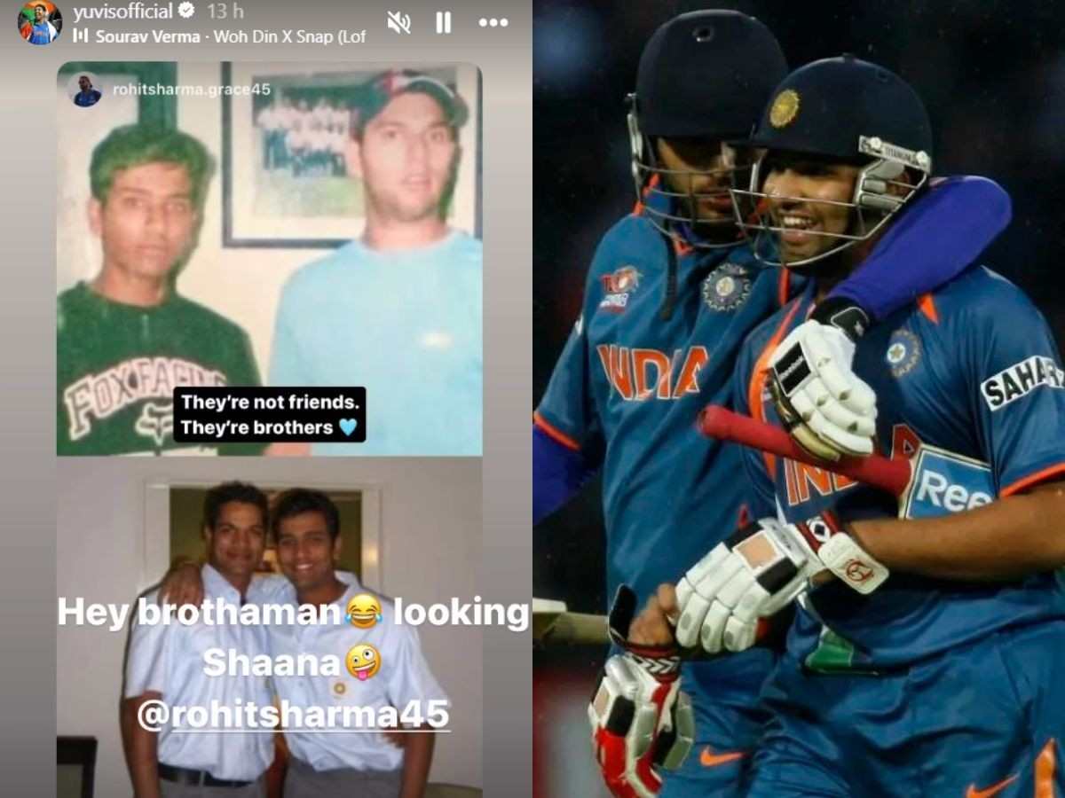 Yuvraj Singh and Rohit Sharma