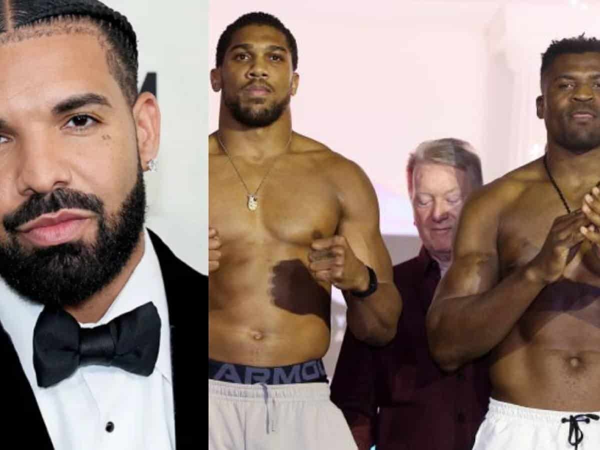 Drake places $615k bet on Francis Ngannou to beat Anthony Joshua at the Knockout Chaos main event