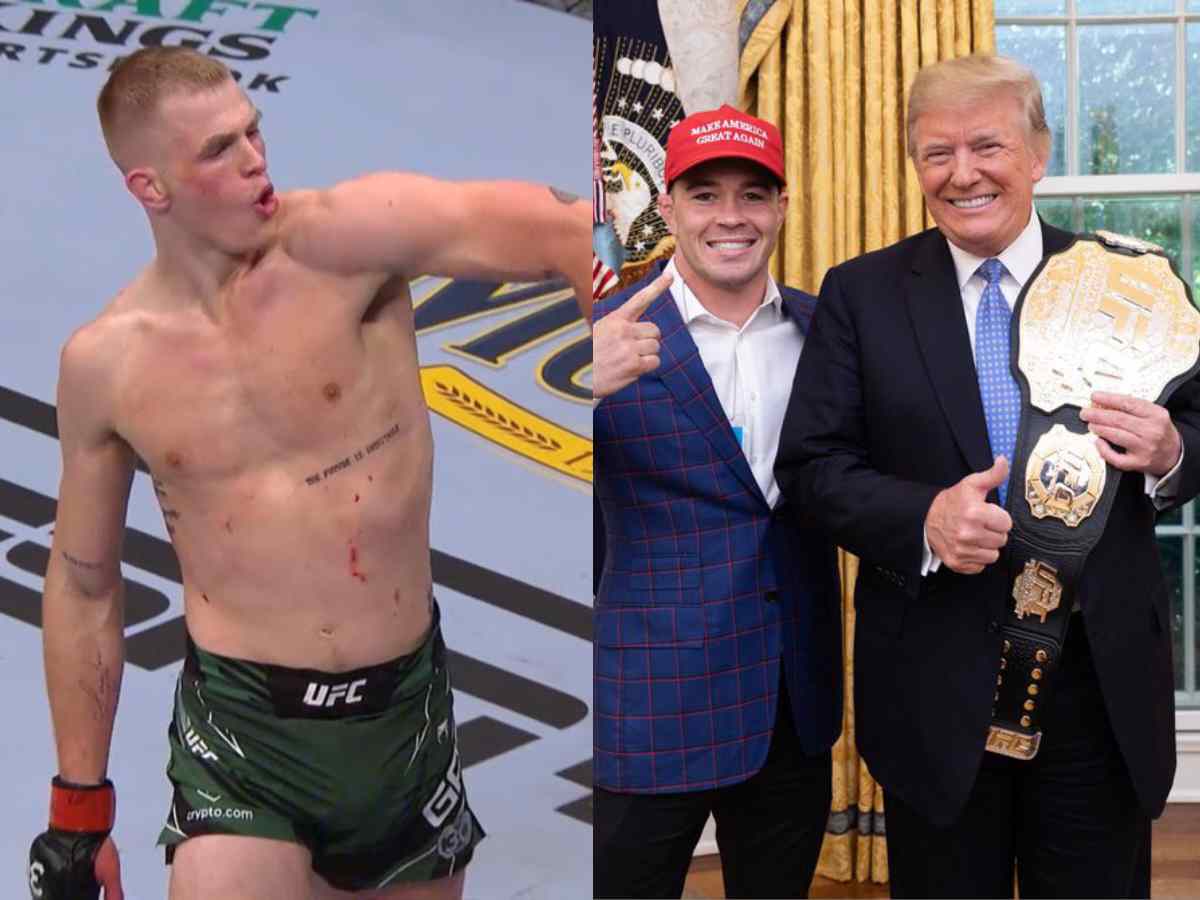 Ian Garry vows to beat Colby Covington infront of Donald Trump