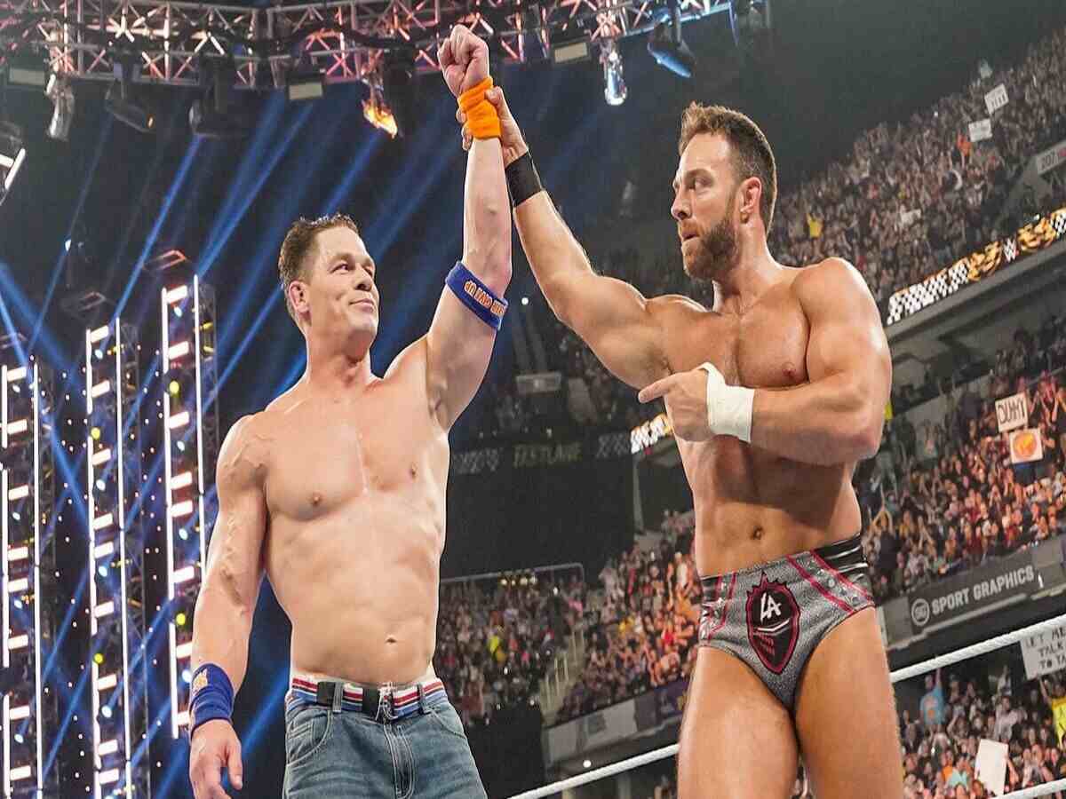 John Cena and LA Knight 