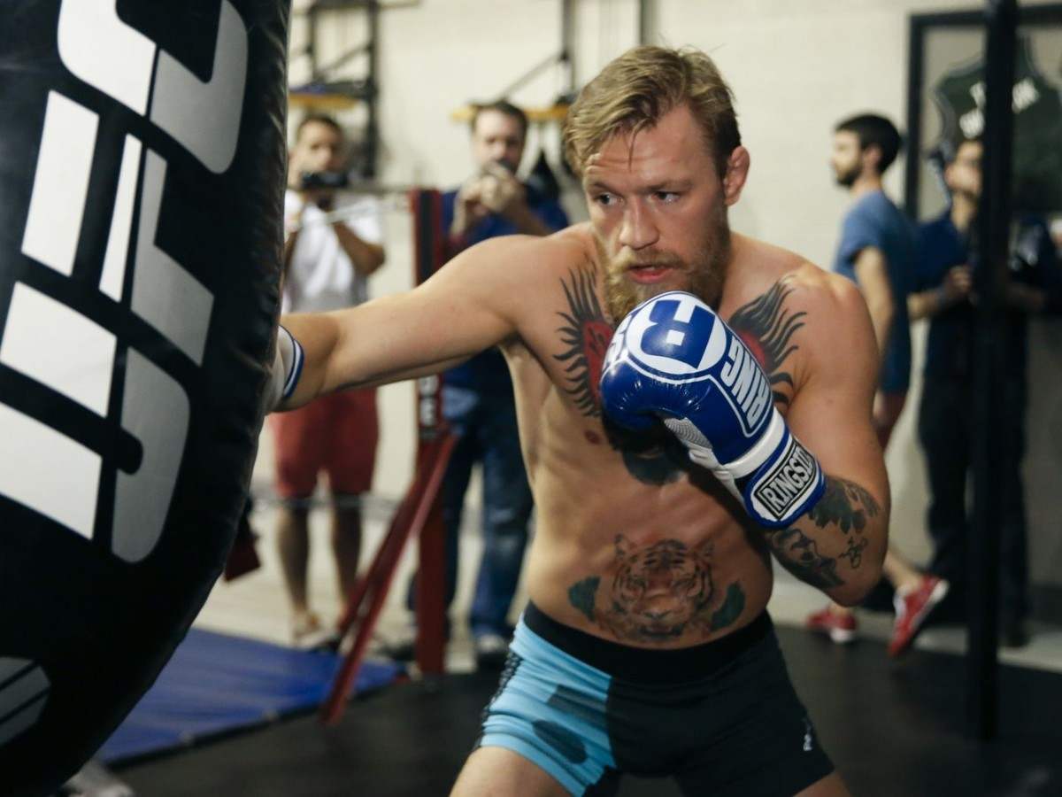 Conor McGregor shares training post on social media