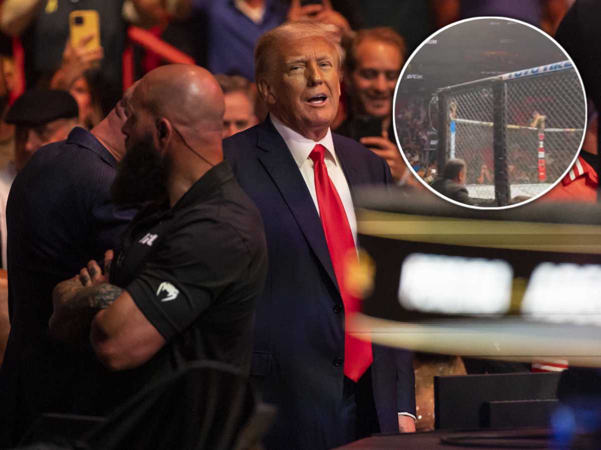 WATCH: Donald Trump’s presence at UFC 299 triggers ‘F**K Joe Biden’ chants among Miami fight fans