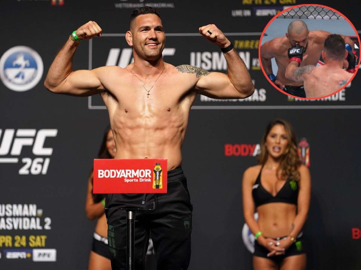 WATCH: Chris Weidman throws ‘POKE’ combo to earn controversial win against Bruno Silva at UFC Atlantic City fight