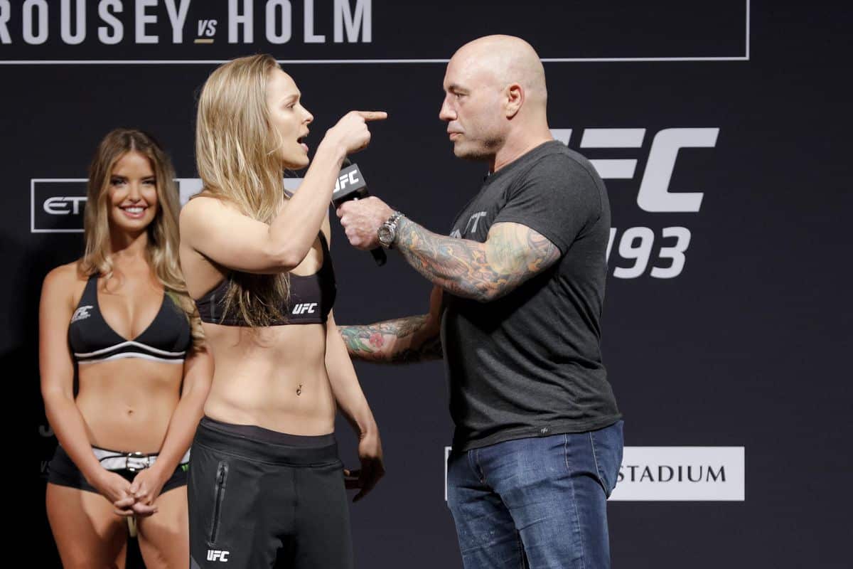 Ronda Rousey berated MMA media and Joe Rogan