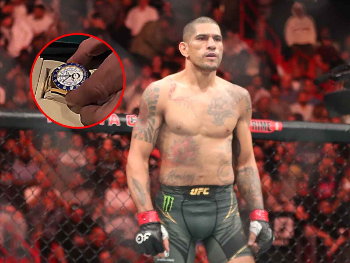 WATCH: “Chama on a whole another level” – MMA fan gifts Alex Pereira special edition Rolex ahead of UFC 300 leaving netizens in shock